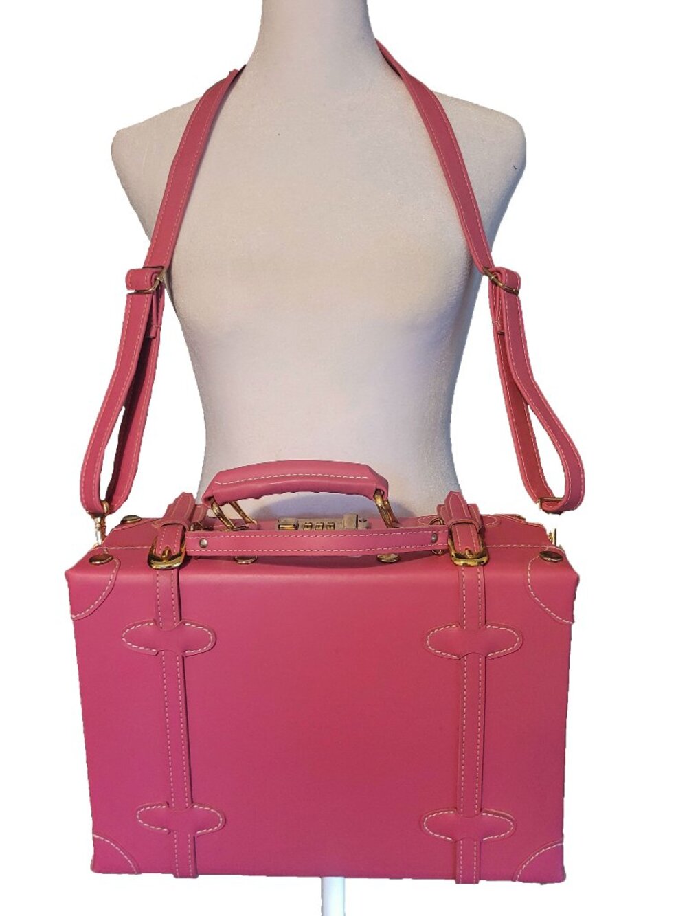 Vintage Chatterbox Pink Trunk